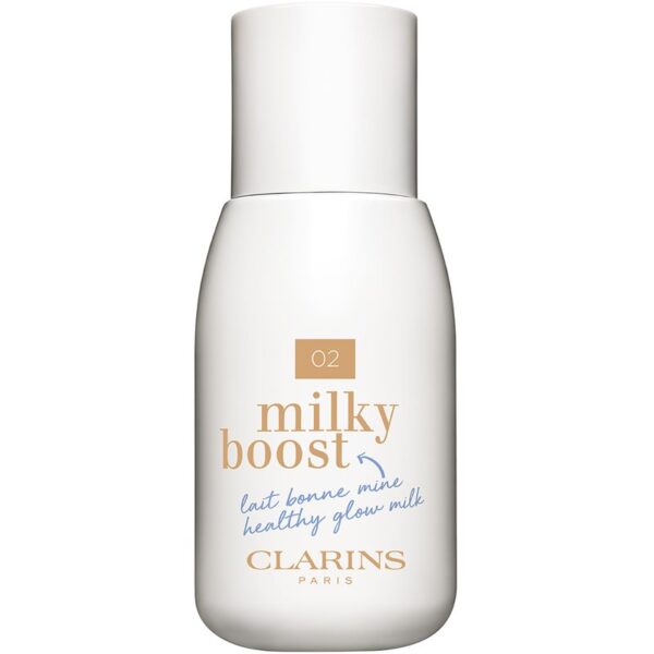 Clarins Milky Boost lotiune nuantatoare pentru uniformizarea nuantei tenului culoare 02 Milky Nude 50 ml-Țena