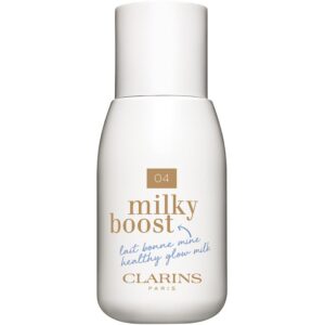 Clarins Milky Boost lotiune nuantatoare pentru uniformizarea nuantei tenului culoare 04 Milky Auburn 50 ml-Țena
