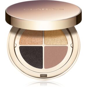 Clarins Ombre 4 Colour Eye Palette paletă cu farduri de ochi pentru un efect de lunga durata culoare 08 - Amber Gradation 4.2 g-ro