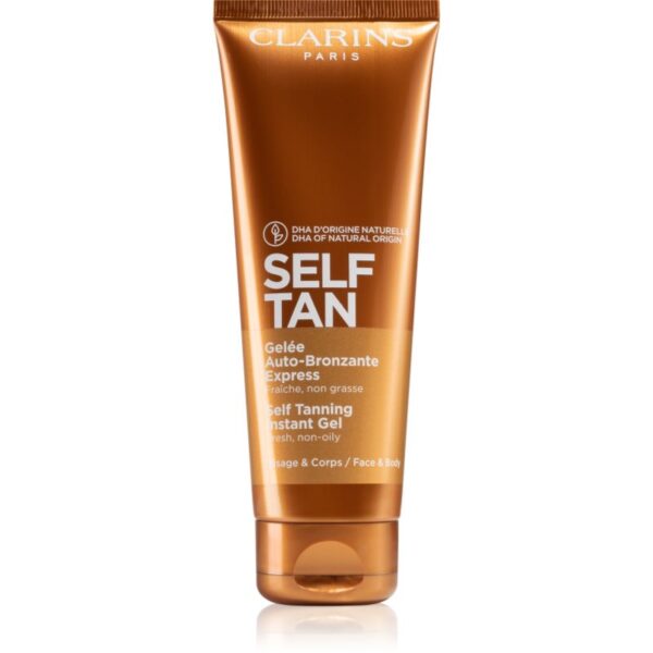 Clarins Self Tan Instant Gel gel autobronzant corp si fata 125 ml-Țena