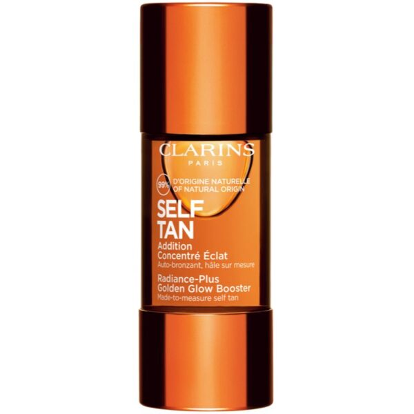 Clarins Self Tan Radiance-Plus Golden Glow Booster produs bronzare faciale 15 ml-Țena