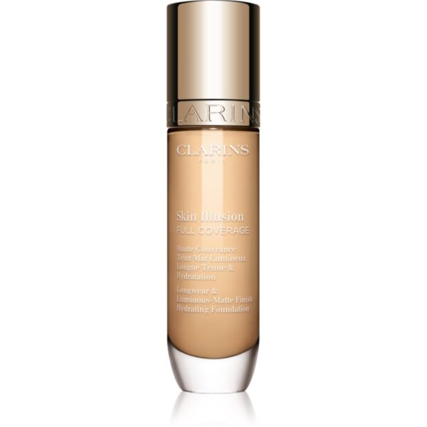 Clarins Skin Illusion Hydrating Foundation fond de ten cu acoperire ridicată culoare 101W 30 ml-ro