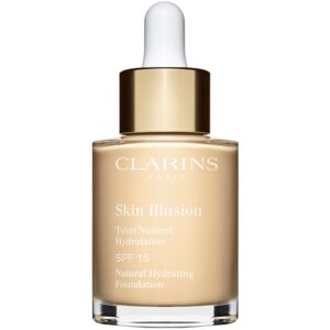 Clarins Skin Illusion Natural Hydrating Foundation makeup radiant cu hidratare SPF 15 culoare 100.5W Cream 30 ml-ro