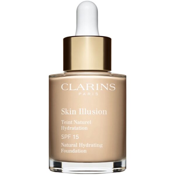 Clarins Skin Illusion Natural Hydrating Foundation makeup radiant cu hidratare SPF 15 culoare 103N Ivory 30 ml-ro