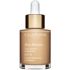 Clarins Skin Illusion Natural Hydrating Foundation makeup radiant cu hidratare SPF 15 culoare 106N Vanilla 30 ml-ro