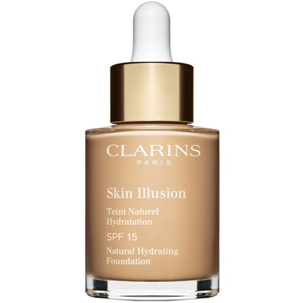 Clarins Skin Illusion Natural Hydrating Foundation makeup radiant cu hidratare SPF 15 culoare 106N Vanilla 30 ml-ro