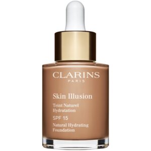 Clarins Skin Illusion Natural Hydrating Foundation makeup radiant cu hidratare SPF 15 culoare 112.3N Sandalwood 30 ml-ro