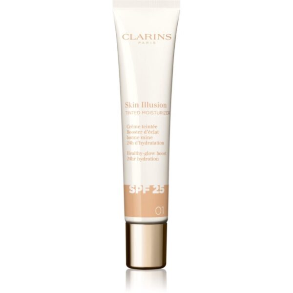 Clarins Skin Illusion Tinted Moisturizer crema tonifianta SPF 25 culoare 01 40 ml-ro