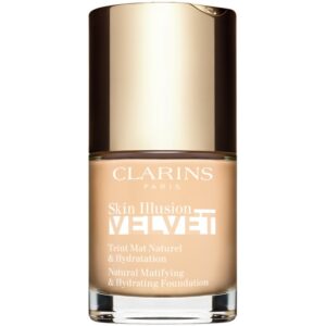 Clarins Skin Illusion Velvet machiaj lichid cu un finisaj mat cu efect de nutritiv culoare 100.3N 30 ml-ro