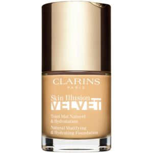 Clarins Skin Illusion Velvet machiaj lichid cu un finisaj mat cu efect de nutritiv culoare 101W 30 ml-ro