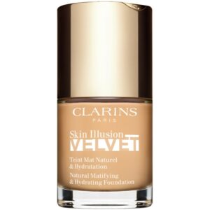 Clarins Skin Illusion Velvet machiaj lichid cu un finisaj mat cu efect de nutritiv culoare 106N 30 ml-ro