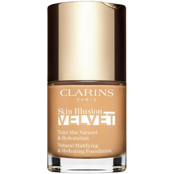 Clarins Skin Illusion Velvet machiaj lichid cu un finisaj mat cu efect de nutritiv culoare 110.5W 30 ml-ro