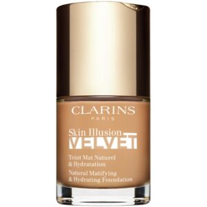 Clarins Skin Illusion Velvet machiaj lichid cu un finisaj mat cu efect de nutritiv culoare 111N 30 ml-ro