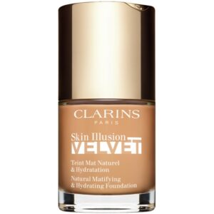 Clarins Skin Illusion Velvet machiaj lichid cu un finisaj mat cu efect de nutritiv culoare 112C 30 ml-ro