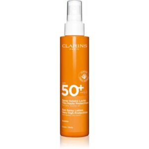 Clarins Sun Care Spray Lotion spray solar corp si fata SPF 50+ 150 ml-ro