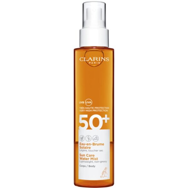 Clarins Sun Care Water Mist loțiune transparentă SPF 50+ 150 ml-Țena