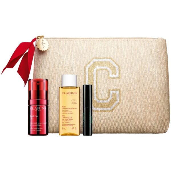 Clarins Total Eye Collection set cadou de Crăciun zona ochilor-Țena