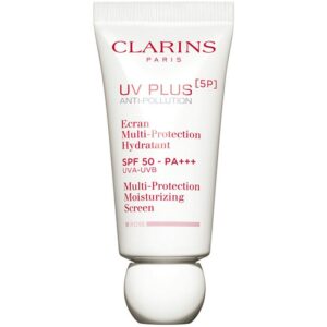 Clarins UV PLUS [5P] Anti-Pollution Rose fluid hidratant SPF 50 30 ml-Țena