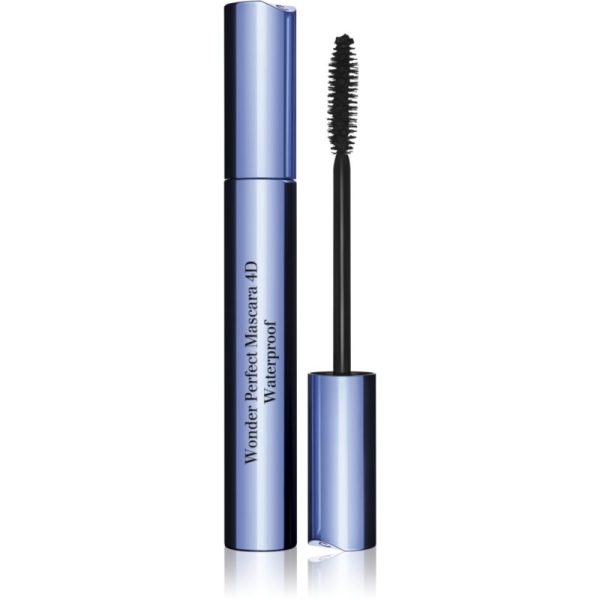 Clarins Wonder Perfect Mascara 4D Waterproof mascara rezistent la apă pentru curbarea și separarea genelor 01 - Perfect Black 8 ml-ro