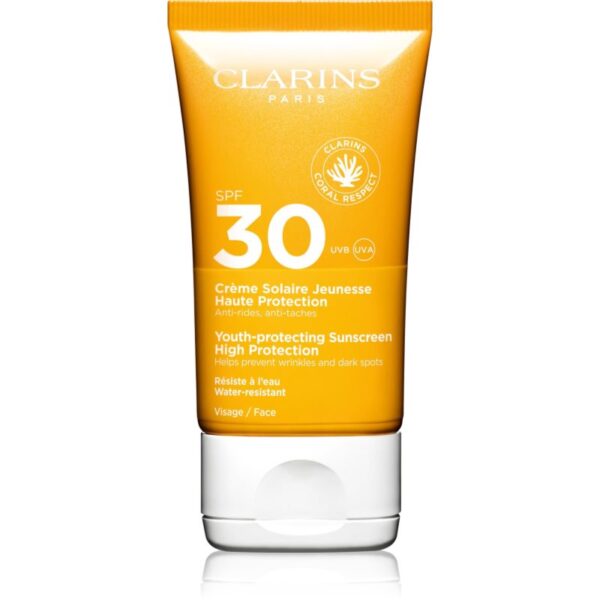 Clarins Youth-Protecting Sunscreen High Protection crema de soare pentru fata SPF 30 50 ml-ro