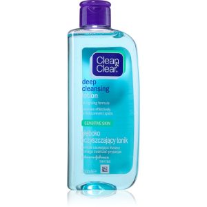 Clean & Clear Deep Cleansing lotiune faciala pentru curatare profunda pentru piele sensibilă 200 ml-Țena