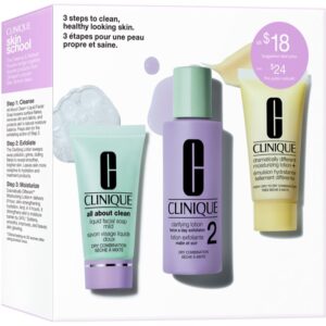 Clinique 3-Step Skin Care Kit Skin Type 2 set cadou perfecta pentru curatare-Țena