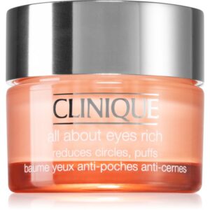 Clinique All About Eyes™ Rich crema de ochi hidratanta împotriva ridurilor și a cearcănelor întunecate 30 ml-ro