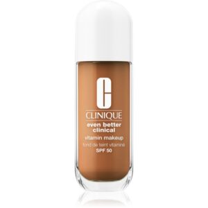 Clinique Even Better™ Vitamin Makeup fond de ten lichid SPF 50 culoare Medium Deep Warm 3 30 ml-Țena