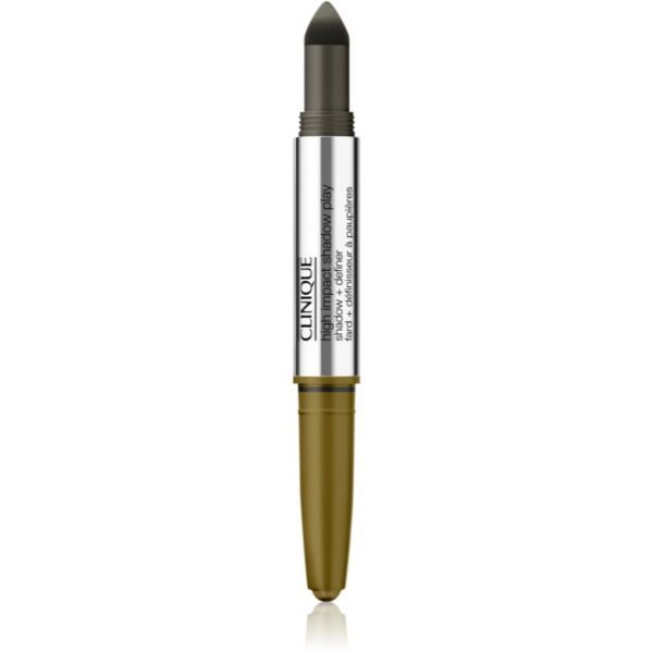 Clinique High Impact Shadow Play™ Shadow & Definer creion pentru ochi duo culoare Mixed Greens 1