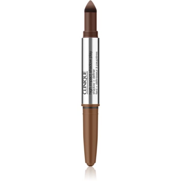 Clinique High Impact Shadow Play™ Shadow & Definer creion pentru ochi duo culoare Rum + Cola 1