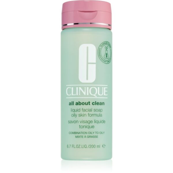Clinique Liquid Facial Soap Oily Skin Formula săpun lichid pentru ten gras și mixt 200 ml-ro