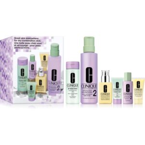 Clinique Skincare Set 3-Step Skincare Set For Dry Skin set cadou pentru tenul uscat-Țena