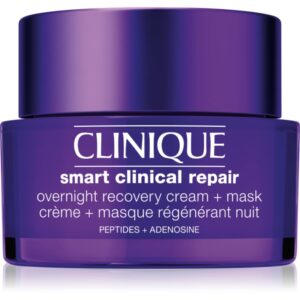 Clinique Smart Clinical™ Repair Overnight Recovery Cream & Mask mască și cremă de noapte hidratantă pentru regenerarea și reînnoirea pielii 50 ml-ro