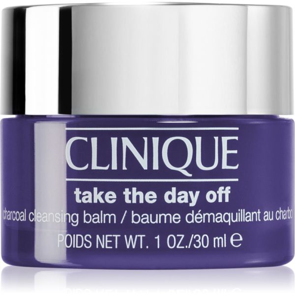 Clinique Take The Day Off™ Charcoal Detoxifying Cleansing Balm lotiune de curatare cu cărbune activ 30 ml-Țena