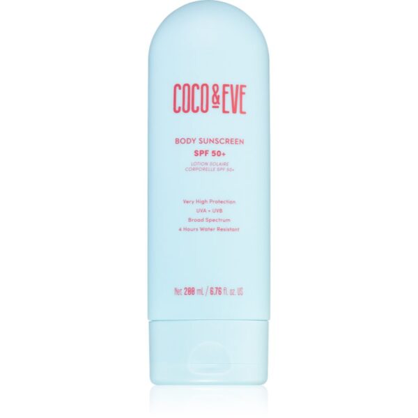 Coco & Eve SPF 50+ Body Sunscreen fluid protecție SPF 50+ 200 ml-ro