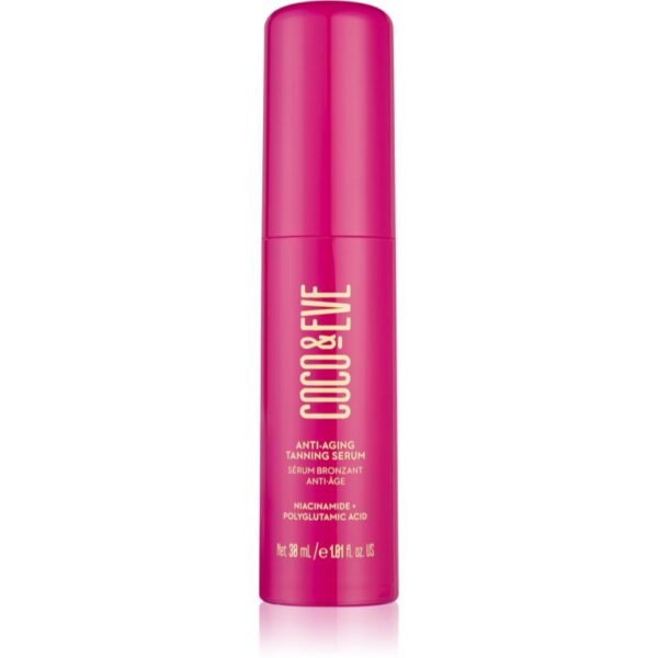 Coco & Eve Sunny Honey Anti-Aging Tanning Serum ser autobronzant pentru fata 30 ml-ro