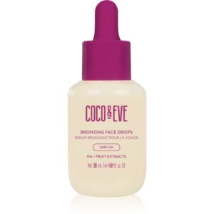 Coco & Eve Sunny Honey Bronzing Face Drops picaturi pentru bronzare faciale Dark Tan (new) 30 ml-ro