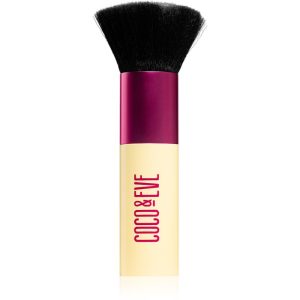 Coco & Eve Sunny Honey Deluxe Vegan Kabuki Brush Perie Kabuki machiaj corp si fata 1 buc-ro
