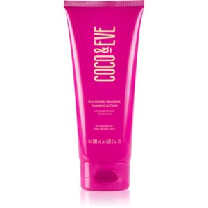 Coco & Eve Sunny Honey Sun-kissed Gradual Tanning Lotion lotiune autobronzanta pentru bronzare graduala cu parfum Coco-Mango 200 ml-ro