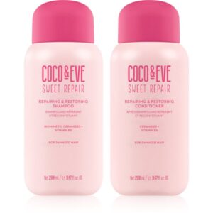 Coco & Eve Sweet Repair Hair Rehab Kit set pentru par deteriorat si vopsit-ro