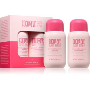 Coco & Eve Sweet Repair Hair Rehab Travel Kit Seturi pentru voiaj pentru par deteriorat si vopsit 2x70 ml-ro