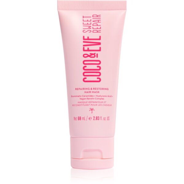 Coco & Eve Sweet Repair Repairing & Restoring Hair Mask masca hidratanta pentru intarire si stralucire 60 ml-Țena