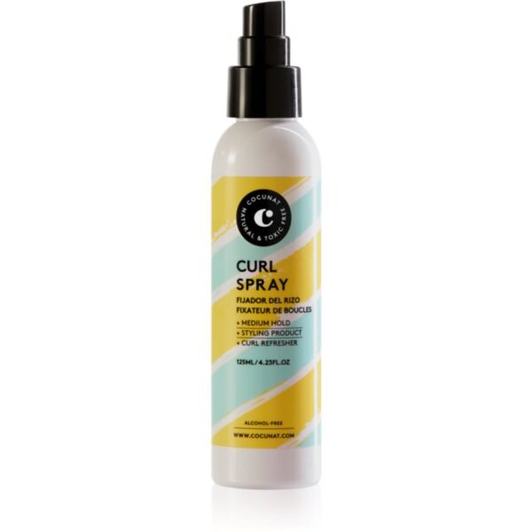 Cocunat Curl Spray spray pentru fixare pentru par ondulat si cret 125 ml-Țena