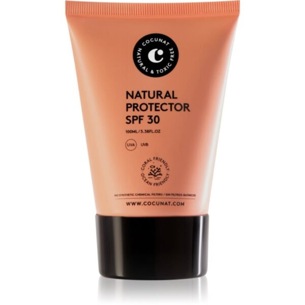 Cocunat Natural Protector crema de corp pentru protectie solara SPF 30 100 ml-Țena
