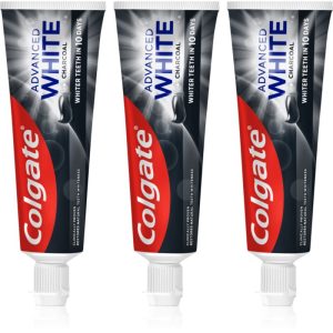 Colgate Advanced White Charcoal Pasta de dinti albire cu cărbune activ 3x75 ml-ro