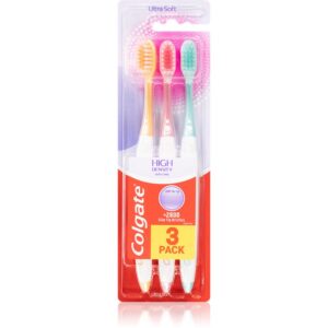 Colgate High Density 3 pack perie de dinti ultra moale 3 buc-Țena