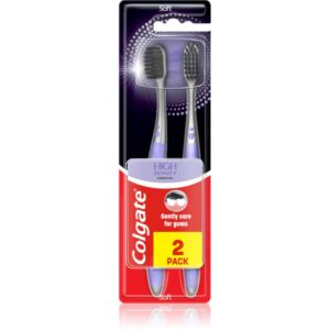 Colgate High Density Charcoal periuță de dinți moale 2 buc-ro