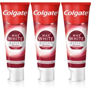 Colgate Max White Expert Original pasta de dinti pentru albire 3x75 ml-Țena