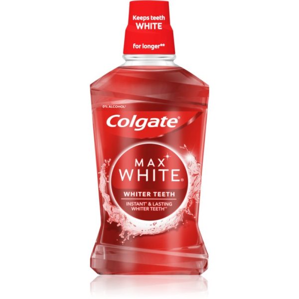 Colgate Max White Expert apa de gura cu efect de albire fară alcool 500 ml-ro