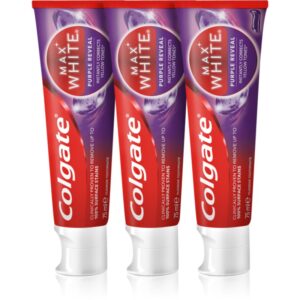 Colgate Max White Purple Reveal pastă de dinți revigorantă 3x75 ml-ro